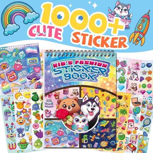 This Sticker Book drops 50%off