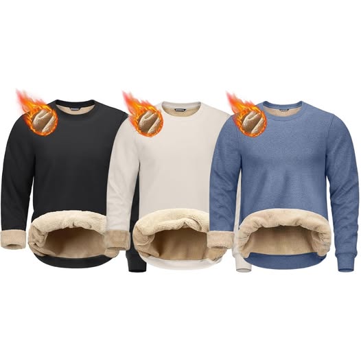 These men’s sherpa-lined sweatshirts are 40% off