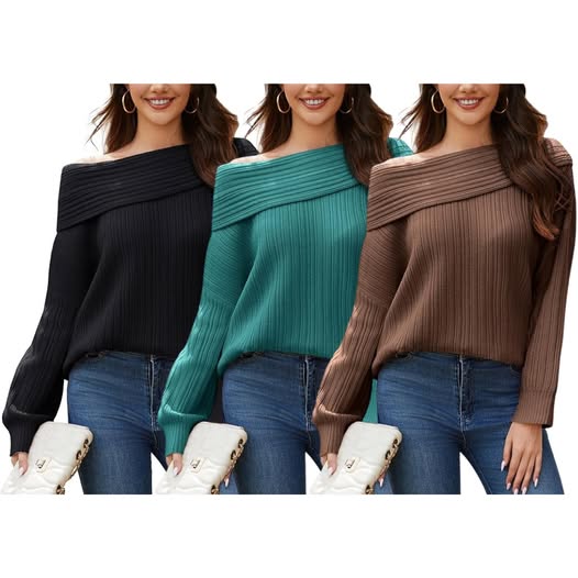 This off-the-shoulder sweater is dropping 50% off