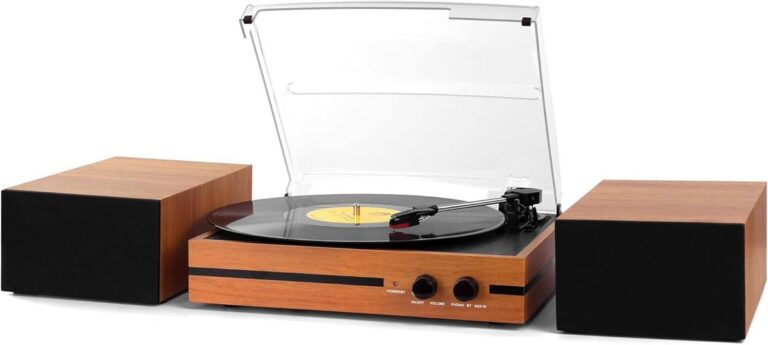 This Vinyl Record Player drops 50%off