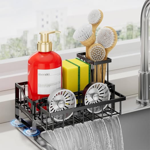 This Stainless Sink Organizer drops 50%off