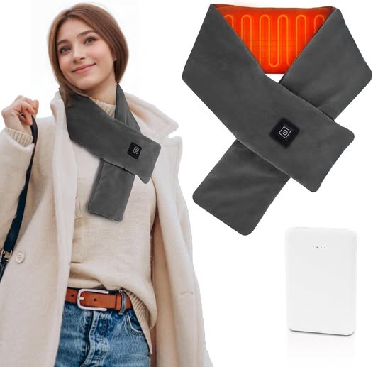 This Heated Neck Wrap/Scarf drops 50%off