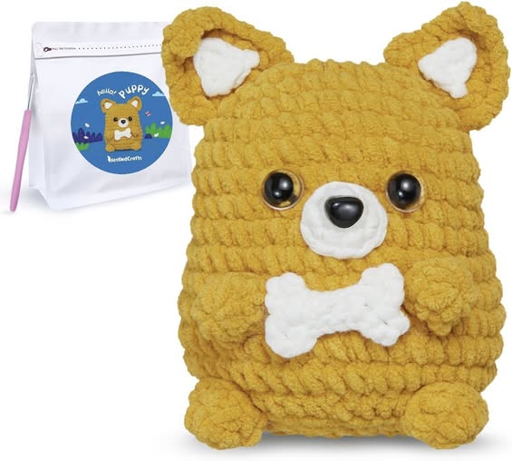 This crochet kit for kids is a fun and creative craft activity!