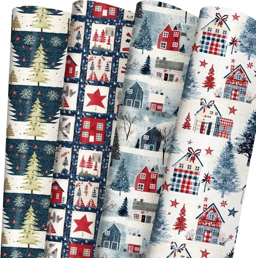 This Christmas Wrapping Paper has a 50% off coupon!