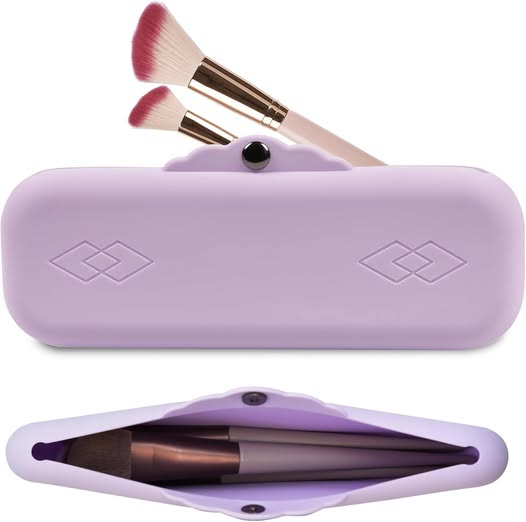 This Silicone Makeup Brush Holder drops 50%off