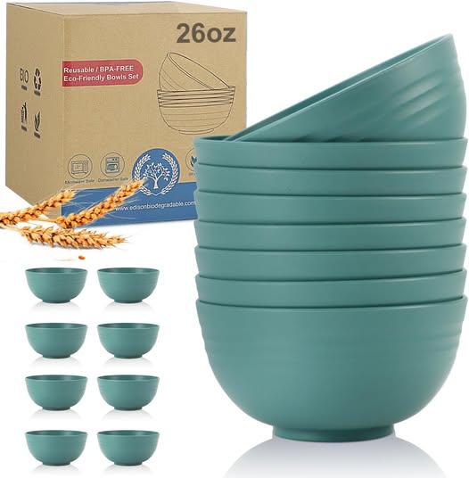These Wheat Straw Bowl drop 40%off