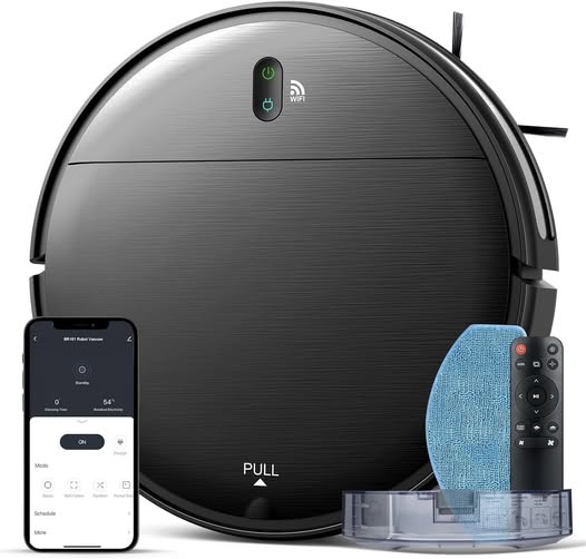 This robot vacuum and mop combo is a total steal 77% off!!