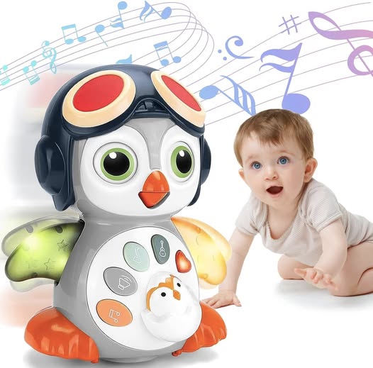 These Crawling Musical Penguin Baby Toys are 50% off