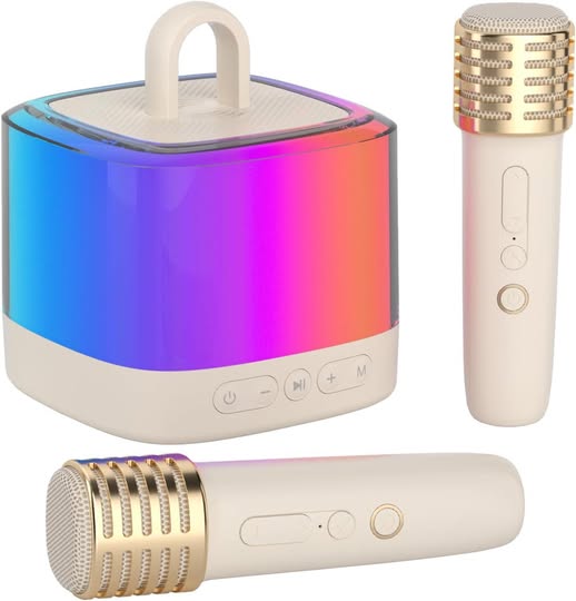 ONLY $12.50!!!! This Mini Karaoke Machine drops 50%off