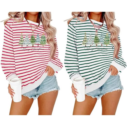 This vintage Christmas tree sweatshirt is so festive 40% off