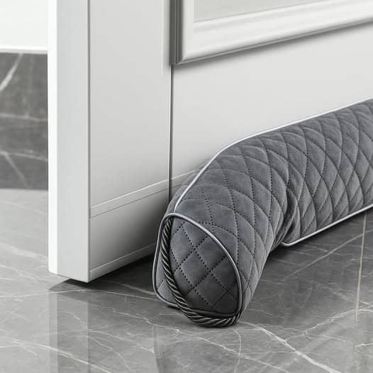 This WEIGHTE#D Velvet Door Draft Stopper drops 50%off