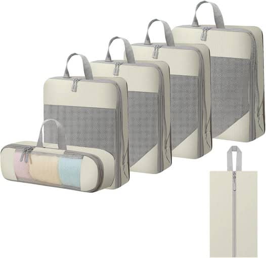 These Packing Cubes drop 50%off