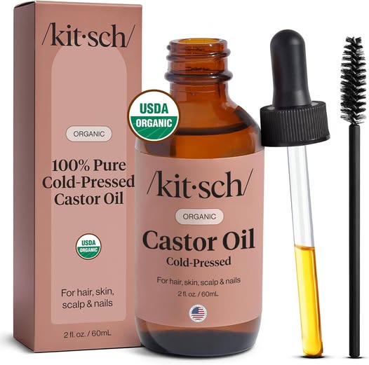 This Kitsch Organic Castor Oils has a 40% off coupon! Just $5.99