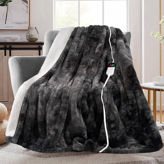 BE QUICK! The $20 heated blanket is back!!!