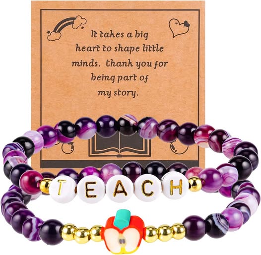 This PRETTY Teacher Bracelet drops 50%off