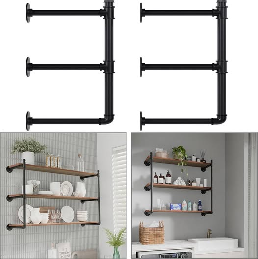 This Pipe Shelf Brackets has a $25 off coupon!!!