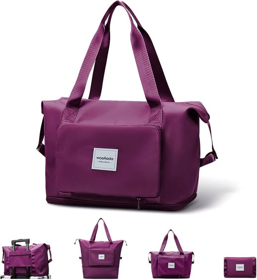 This Foldable Travel Bag comes in TONS of gorgeous colors and drops 50%off