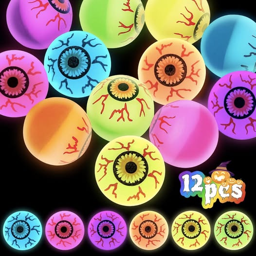 These Glowing Halloween Bouncy Balls are 50% off