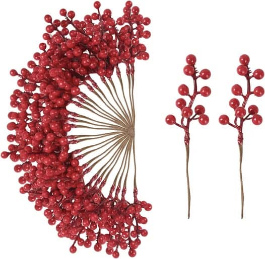 These Christmas Tree Decoration Berry Stems are 50% off