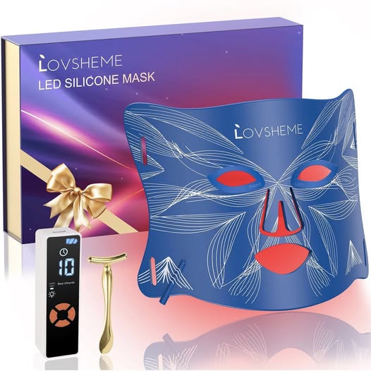 This red light therapy device helps boost skin and reduce fine lines.