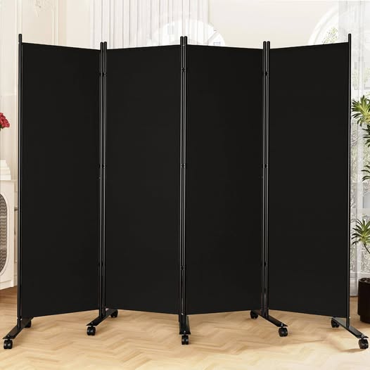 6 ft folding privacy screens quick room divider.