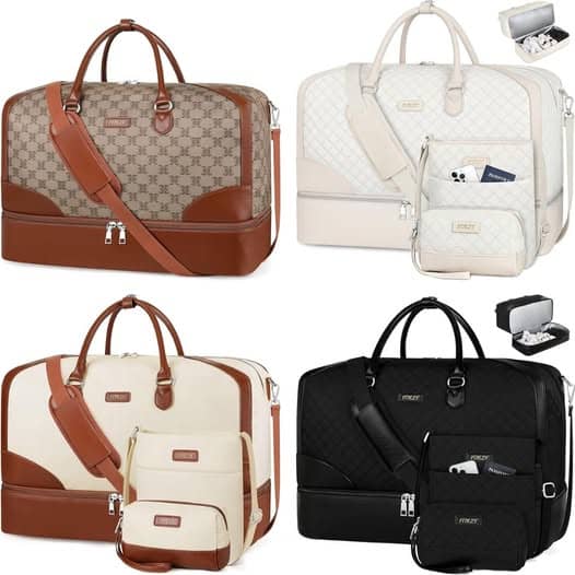 This weekender bag is 50% off