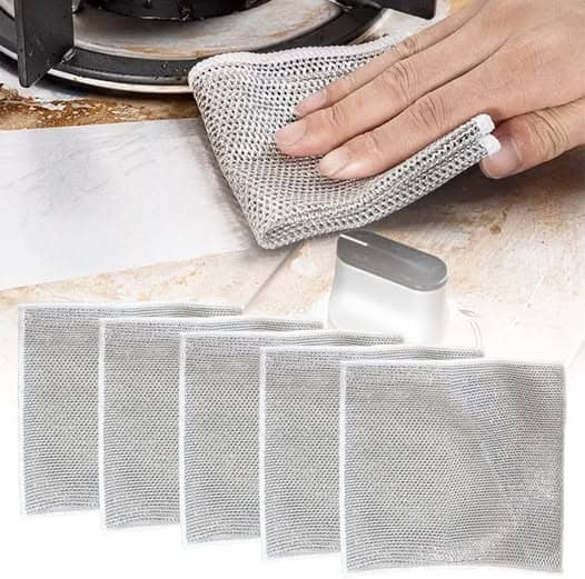 These Multipurpose Wire Dishwashing Rags are 50% off