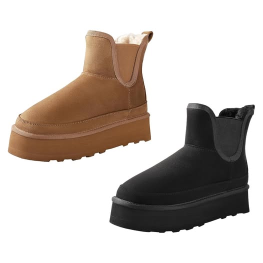 Platform mini boots trendy and comfy