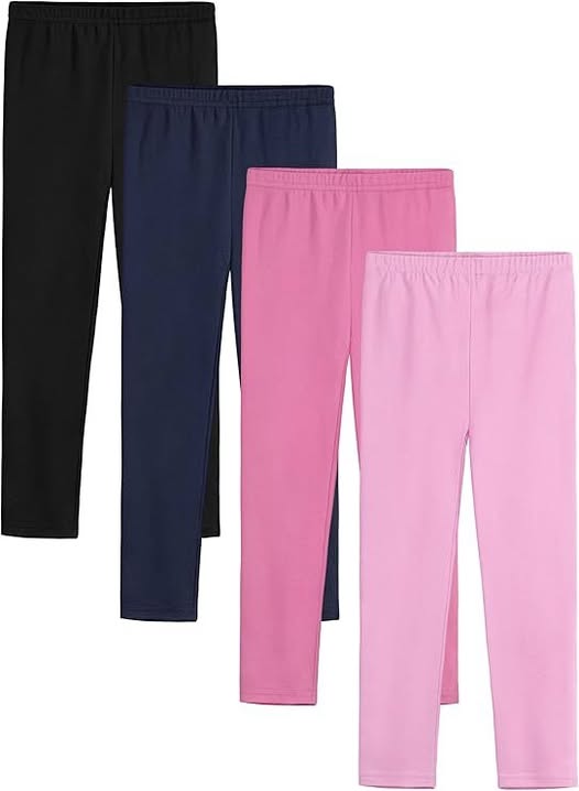 This 4-pack of girls leggings are 50% off