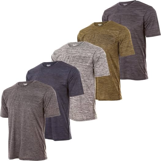 This Active T-Shirts FIVE pack has a 50% off