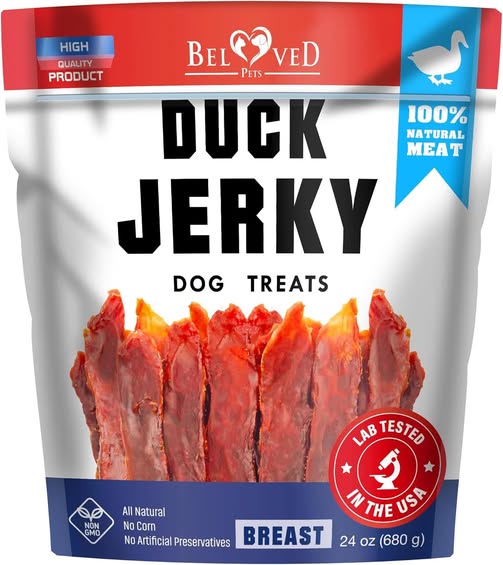 This Duck Jerky Dog Treats has a 40% off coupon!