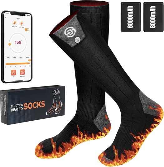 These heated socks are AWESOME!!!!!