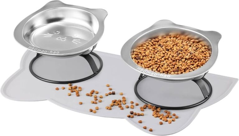 These Elevated Cat Bowls drop 40%off