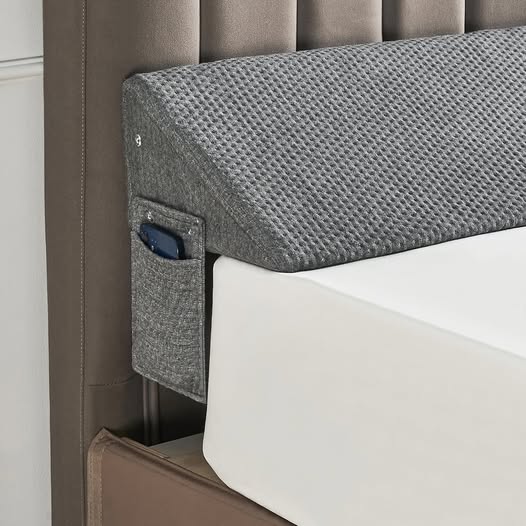 I have a gap in my bed between my mattress and headboard and this has seriously been such a game changer!