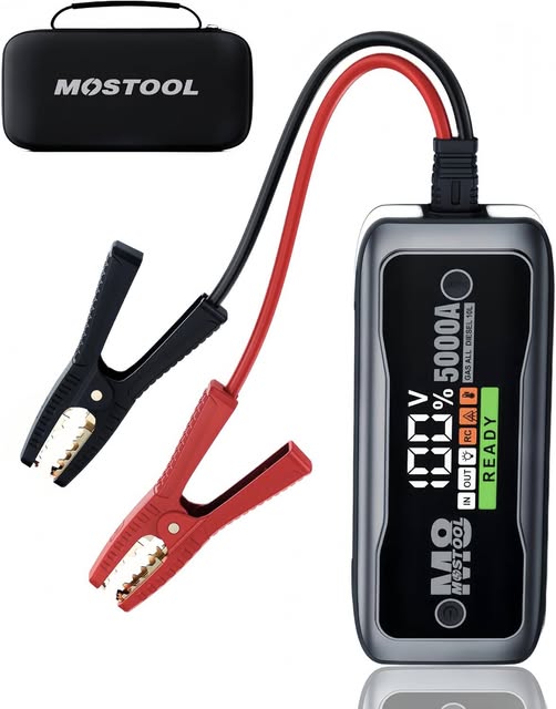 This 5000A 12V Car Jump Starter is 50% off