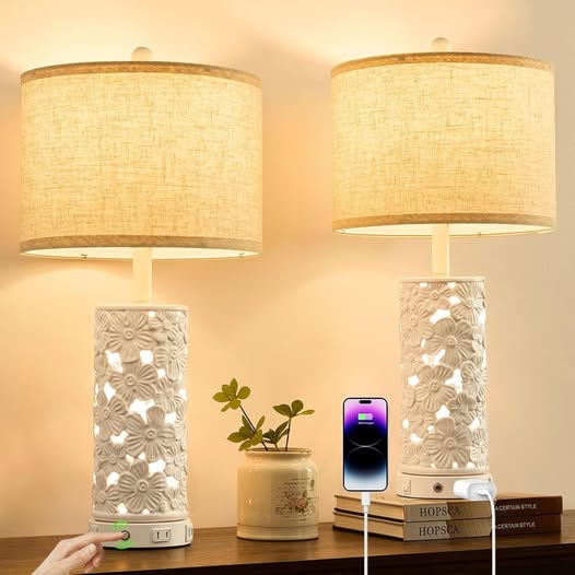 These Beautiful Table Lamps drop 50%off