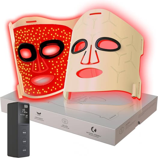 This LED light therapy mask is sooo good for your skin!!!