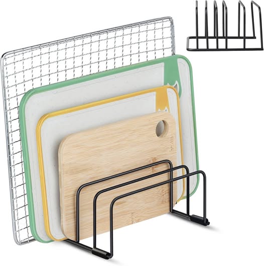 This 2-pack cutting board organizer is 50% off
