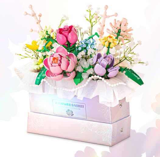 This Flower Building Set drops 50%off