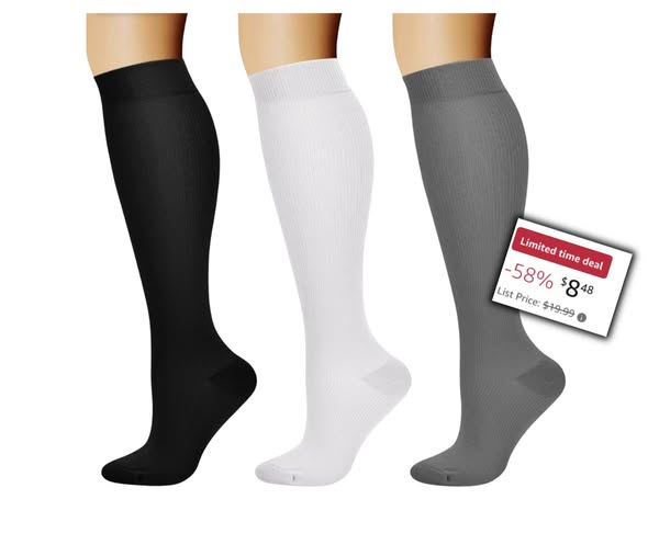 3 Pack Compression Socks!!!!