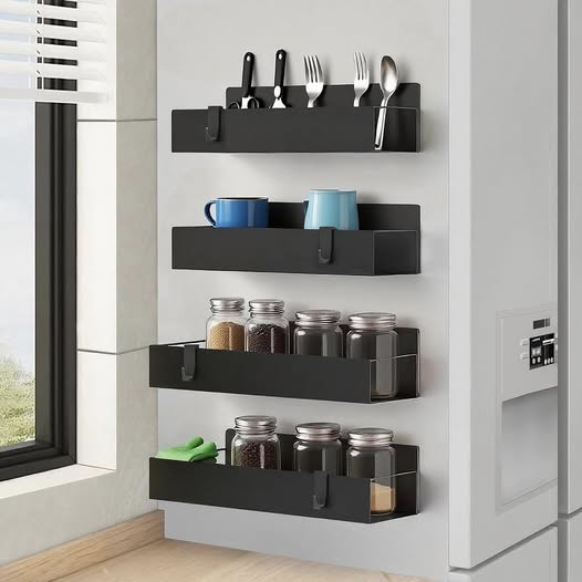 This Magnetic Metal Spice Rack Organizer 50% off