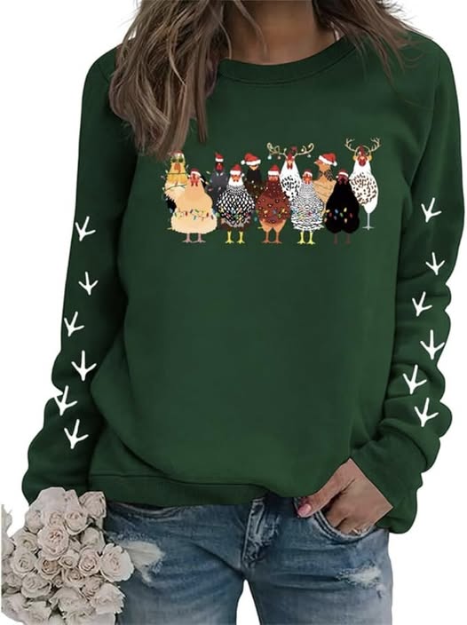 Christmas Chicken Sweatshirt
