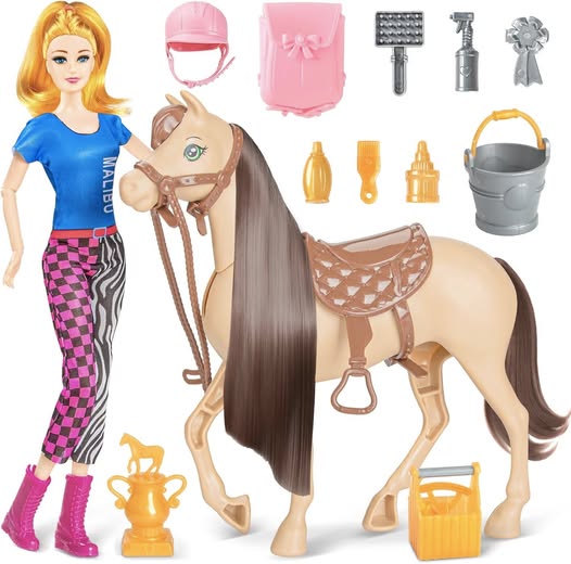 These doll horse toy sets are 67% off