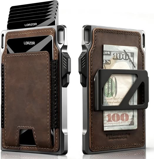 This slim tactical wallet for men is 50% off