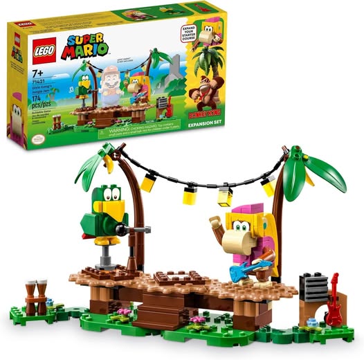 Price drop! This LEGO Super Mario Jungle Expansion is only $16.73 at the time of this post!!