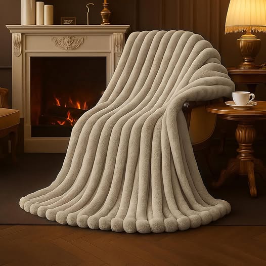 Only $23 (reg. $60!!!) This Beautiful Faux Fur Throw Blanket drops an extra 50%off