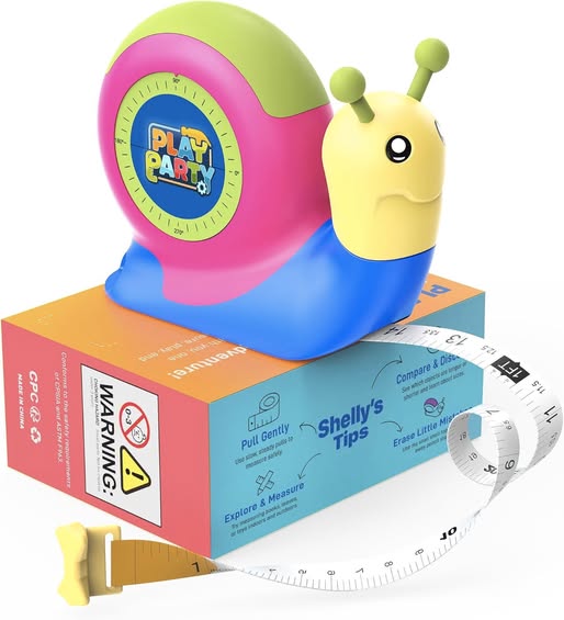 Snail-shaped kids’ tape measure tape!!!!!!