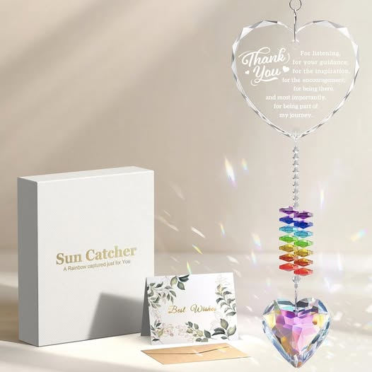Crystal sun catcher thank-you gifts