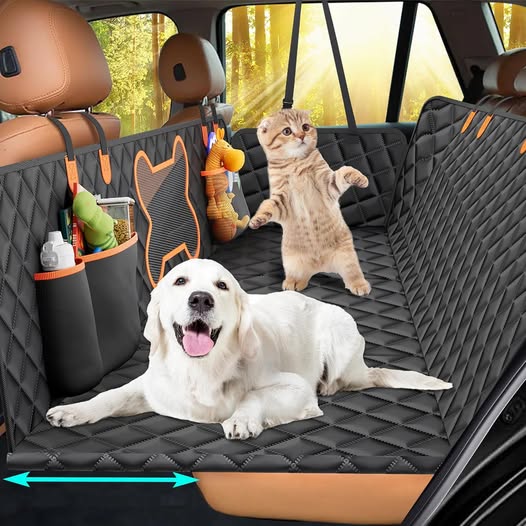 This Dog Car Seat Cover has a price drop + another 50% off coupon! Just $37.99!!