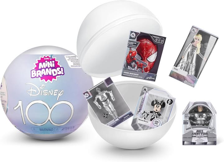Price drop! This Mini Brands Disney 100 Anniversary Toy is only $4.80 at the time of this post!!